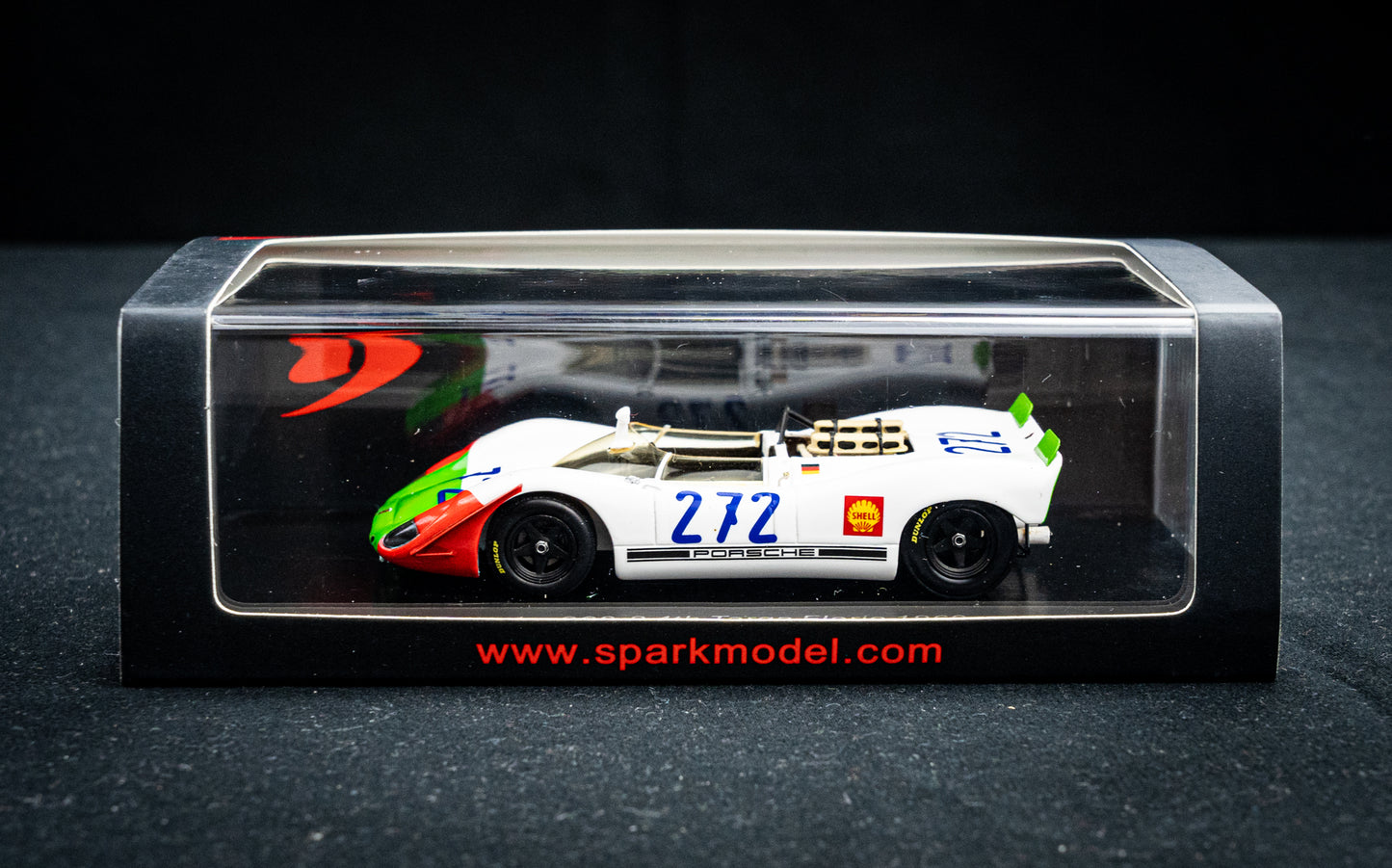 Porsche 908-2 #272 W. Kauhsen / K. von Wendt - 4th Targa Florio 1969 - Spark 1:43