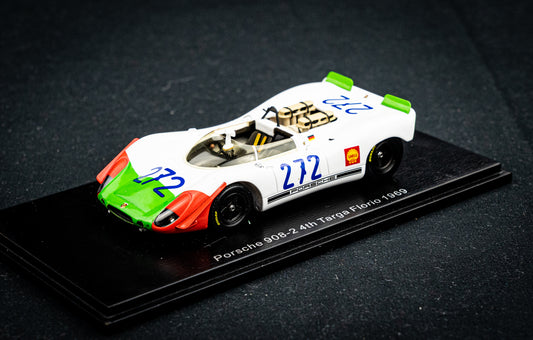 Porsche 908-2 #272 W. Kauhsen / K. von Wendt - 4th Targa Florio 1969 - Spark 1:43