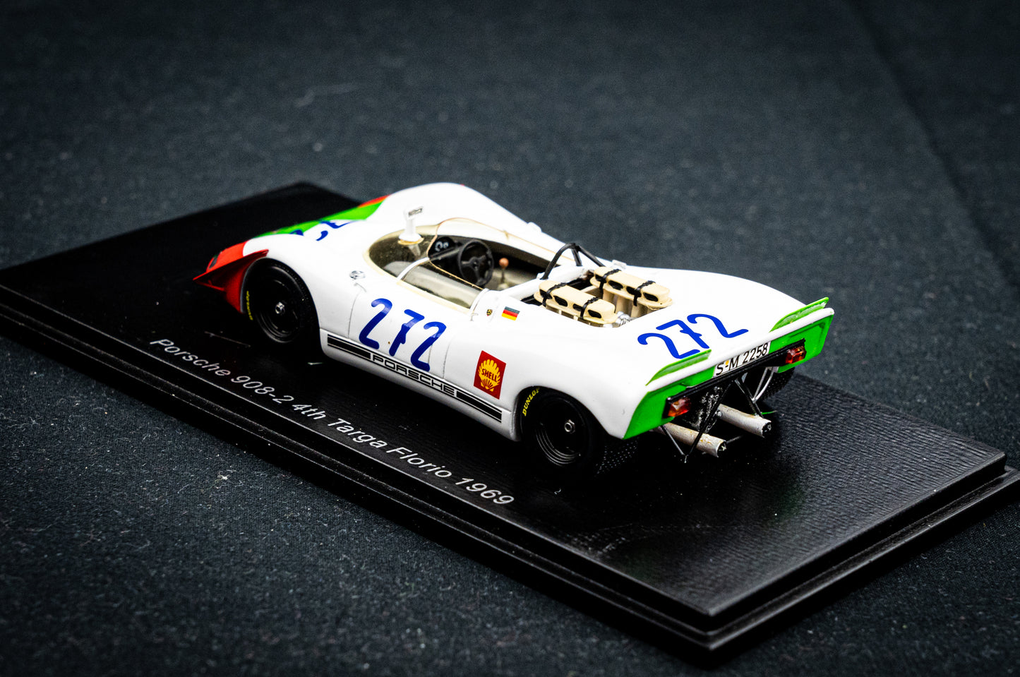 Porsche 908-2 #272 W. Kauhsen / K. von Wendt - 4th Targa Florio 1969 - Spark 1:43