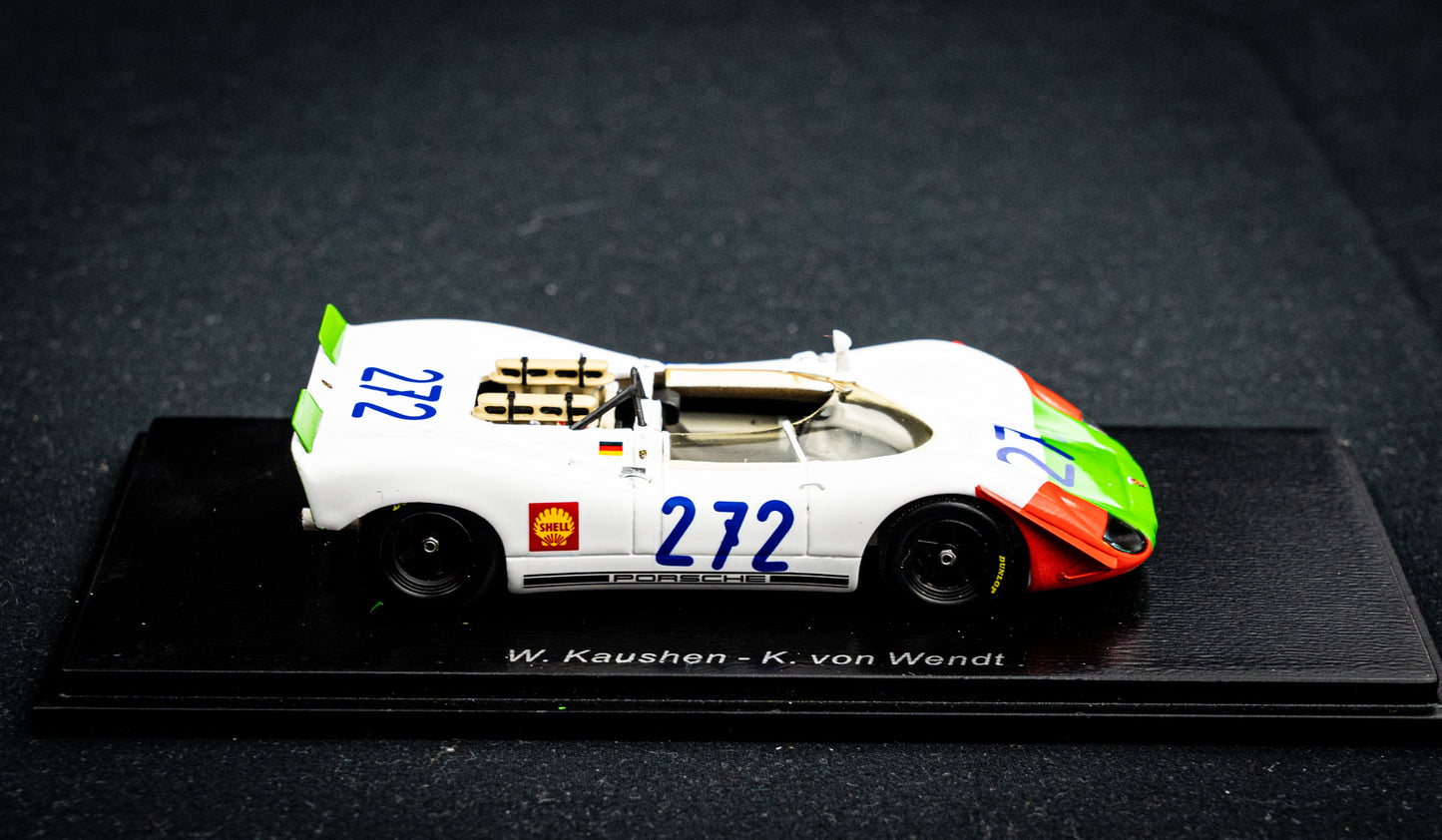 Porsche 908-2 #272 W. Kauhsen / K. von Wendt - 4th Targa Florio 1969 - Spark 1:43