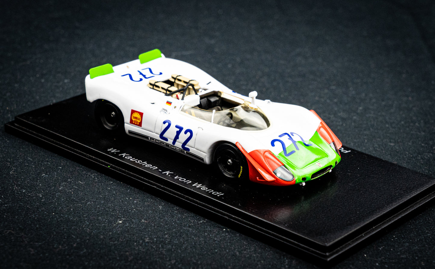 Porsche 908-2 #272 W. Kauhsen / K. von Wendt - 4th Targa Florio 1969 - Spark 1:43