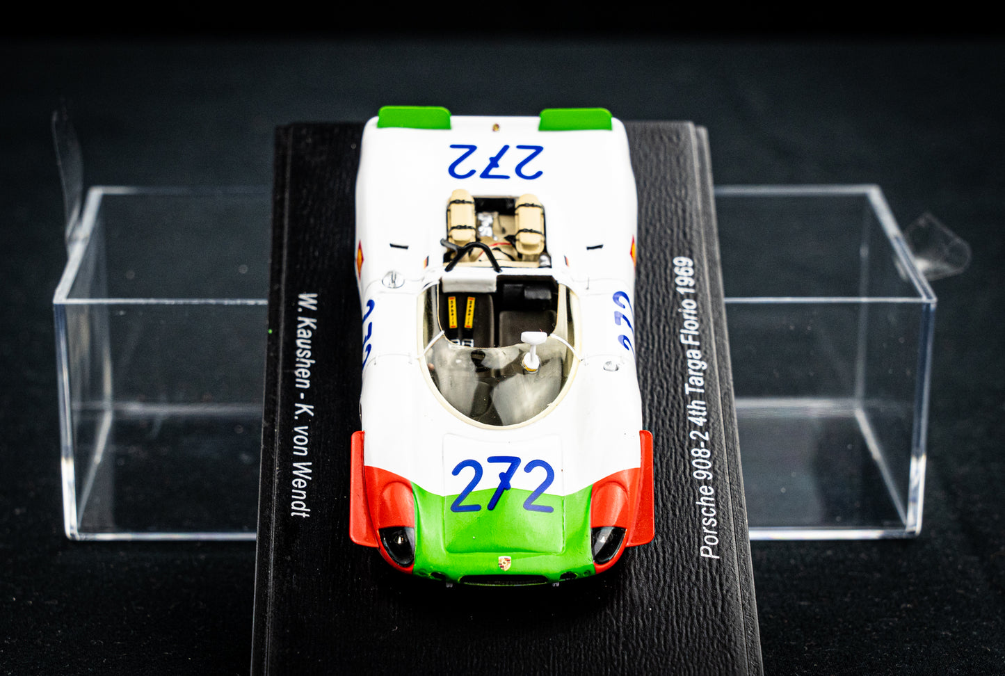 Porsche 908-2 #272 W. Kauhsen / K. von Wendt - 4th Targa Florio 1969 - Spark 1:43