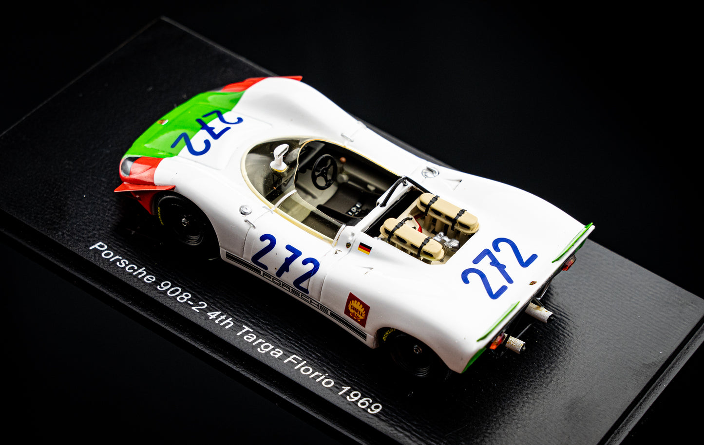 Porsche 908-2 #272 W. Kauhsen / K. von Wendt - 4th Targa Florio 1969 - Spark 1:43