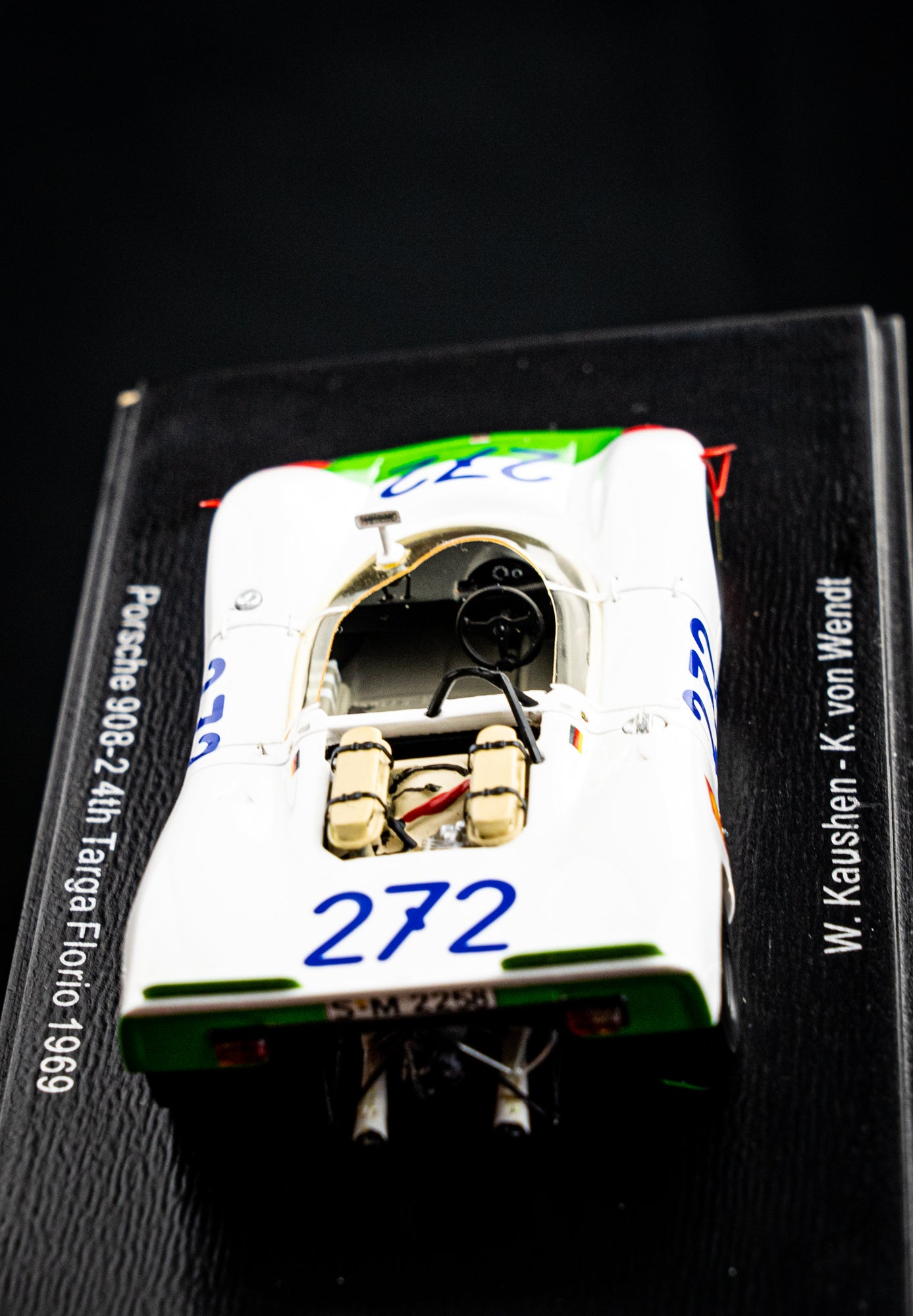 Porsche 908-2 #272 W. Kauhsen / K. von Wendt - 4th Targa Florio 1969 - Spark 1:43