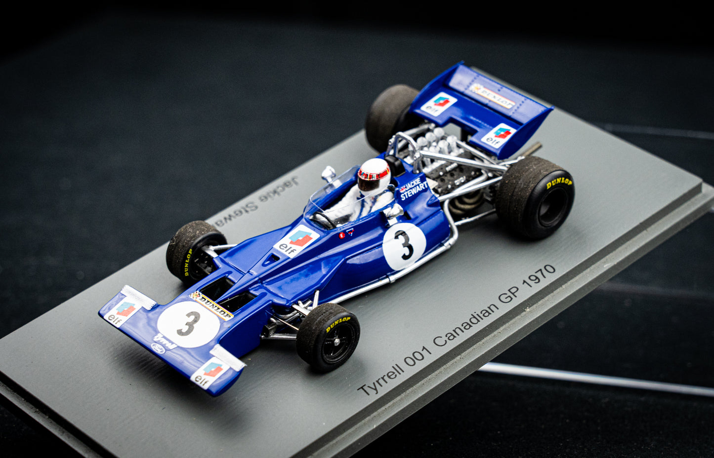 Tyrell 001 #3 Jackie Stewart, Canada GP 1970 - Spark 1:43