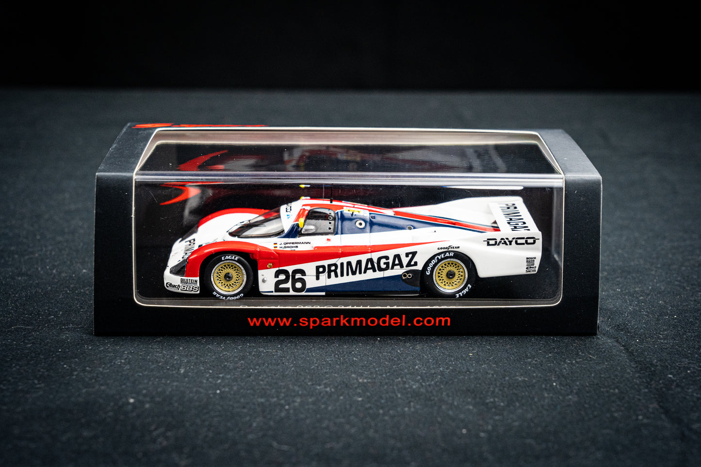 Porsche 962C #26 Duez / Grohs / Oppermann - 24h LeMans 1990 1:43 Spark