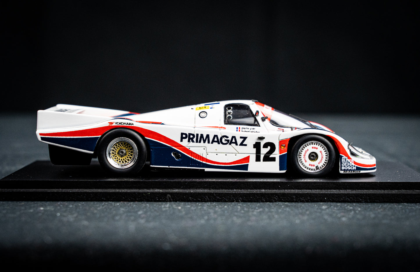 Porsche 956 #12 Yver / Striebig / Cohen - 24h LeMans 1986 1:43 Spark