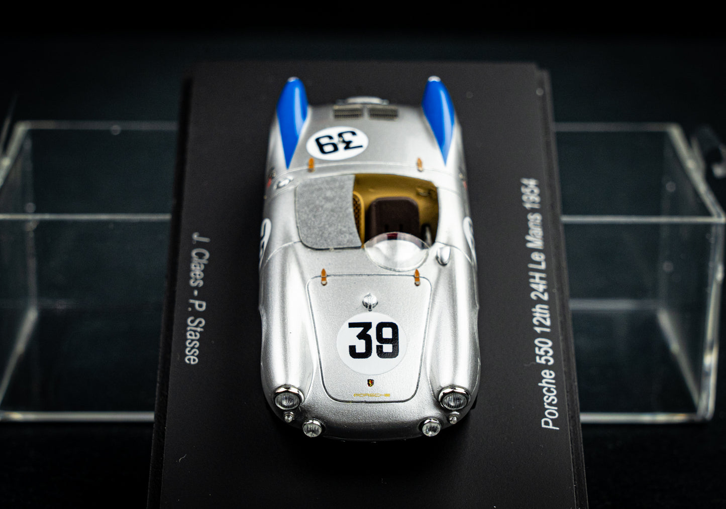 Porsche 550 #39 J. Claes / P. Stasse 12th 24h LeMans 1954 Spark 1:43