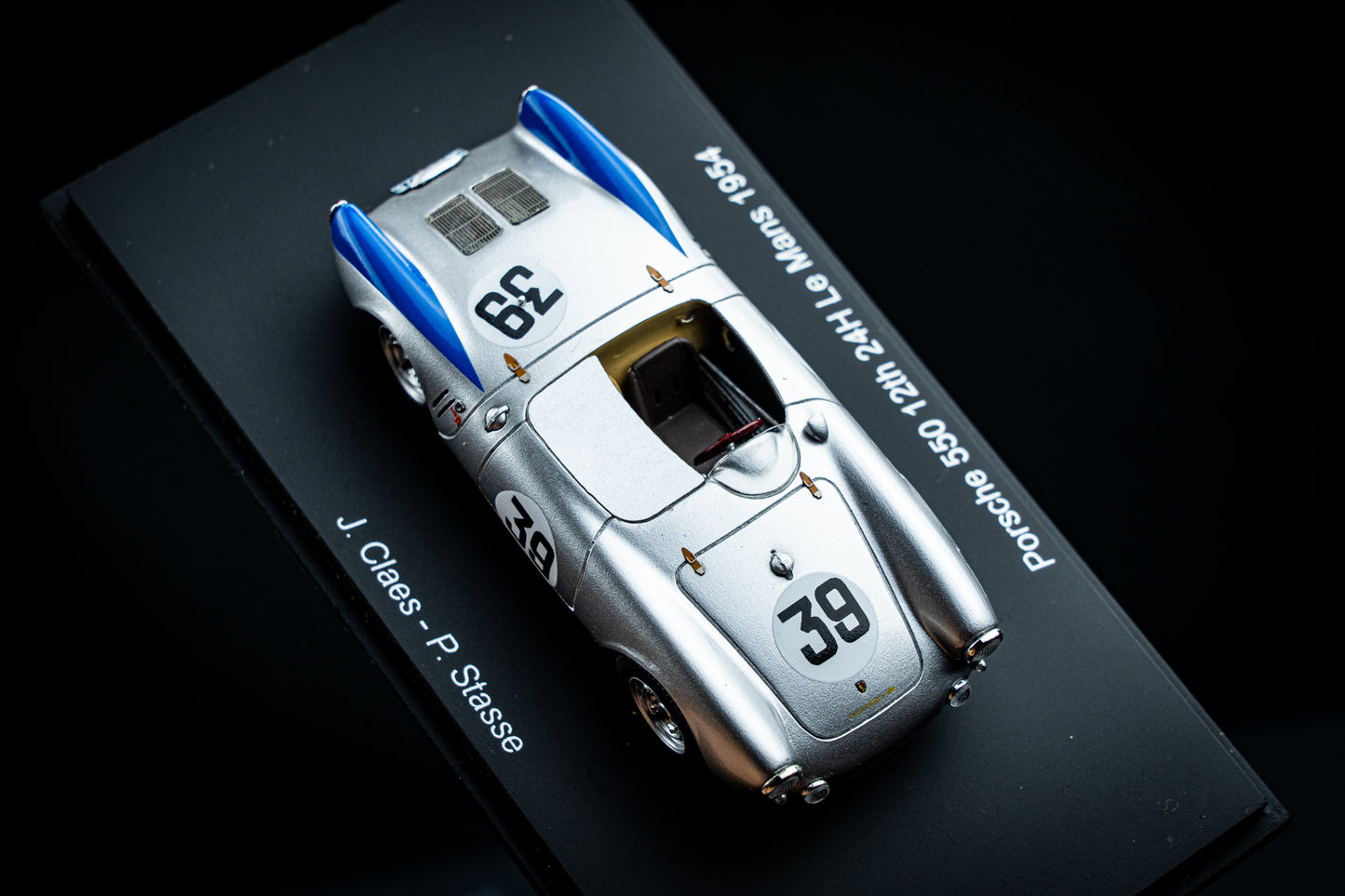 Porsche 550 #39 J. Claes / P. Stasse 12th 24h LeMans 1954 Spark 1:43