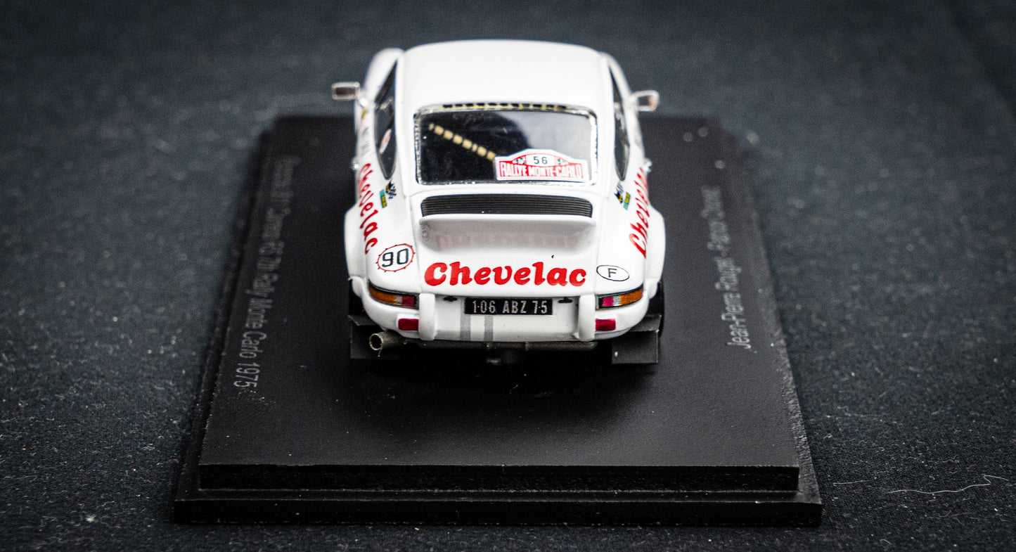 Porsche 911 Carrera RS #56 Rouget / Chonez - 7th Rallye Monte Carlo 1975 - Spark 1:43