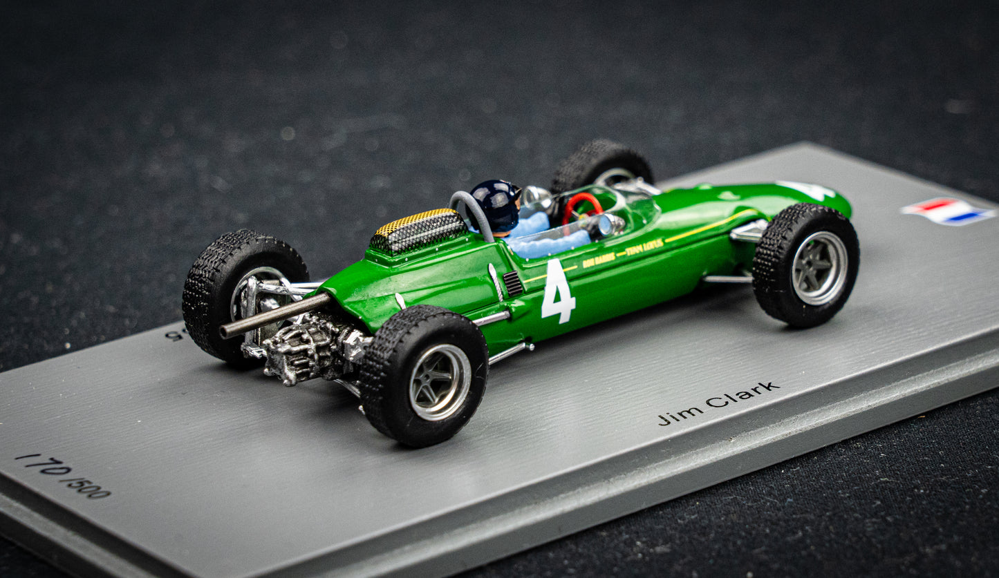 Jim Clark - Lotus 35 #4 - Sieger GP Pau F2 1965 - lim. edition 500 Stk. Spark 1:43