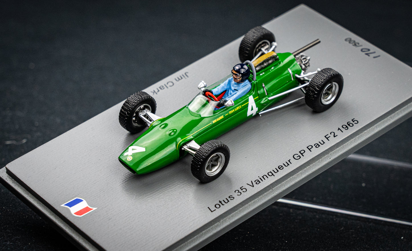 Jim Clark - Lotus 35 #4 - Sieger GP Pau F2 1965 - lim. edition 500 Stk. Spark 1:43