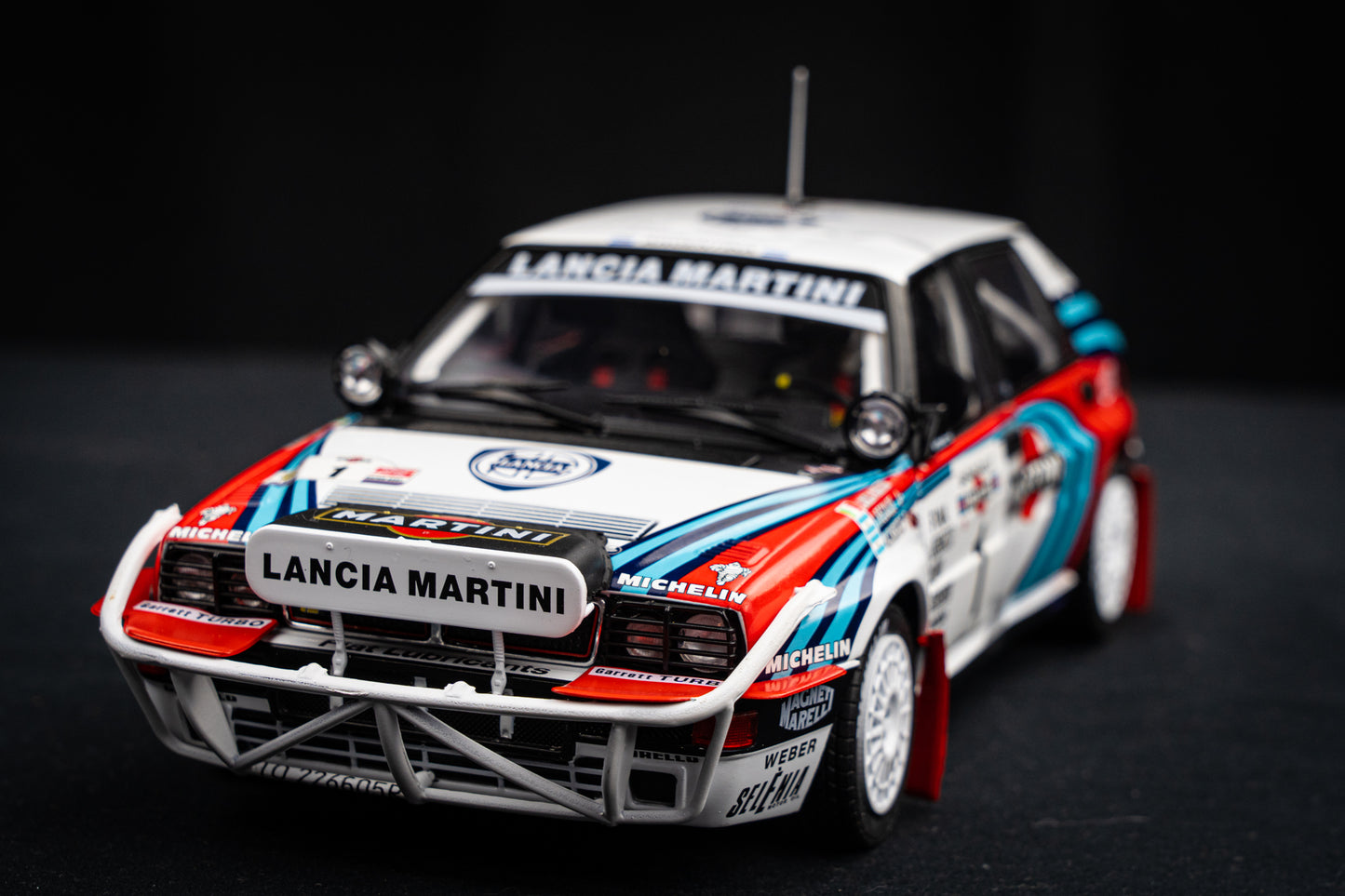 Lancia Delta HF Integrale #1 Recalde / Christie - Safari Rallye 1991 - Solido 1:18