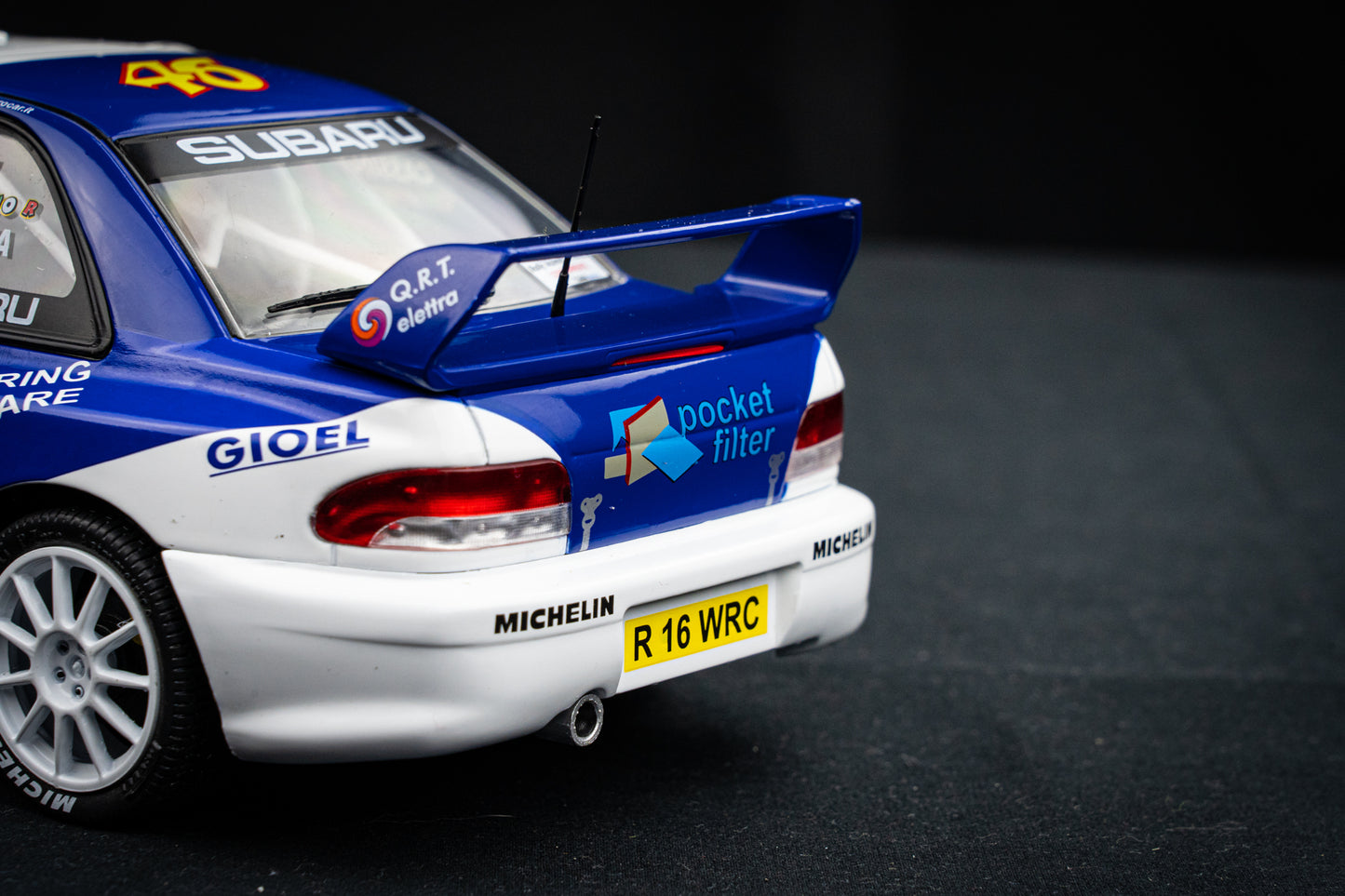 Subaru Impreza WRC S5 #8 V. Rossi / C. Cassina Rallye Azimut Monza 2000 - Solido 1:18