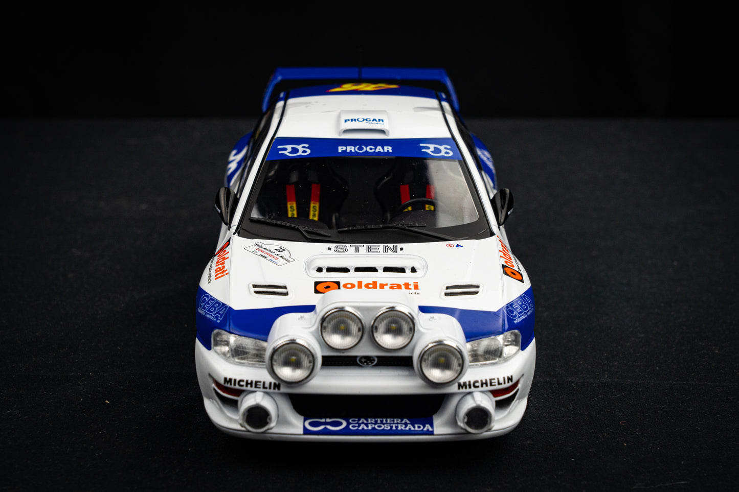 Subaru Impreza WRC S5 #8 V. Rossi / C. Cassina Rallye Azimut Monza 2000 - Solido 1:18