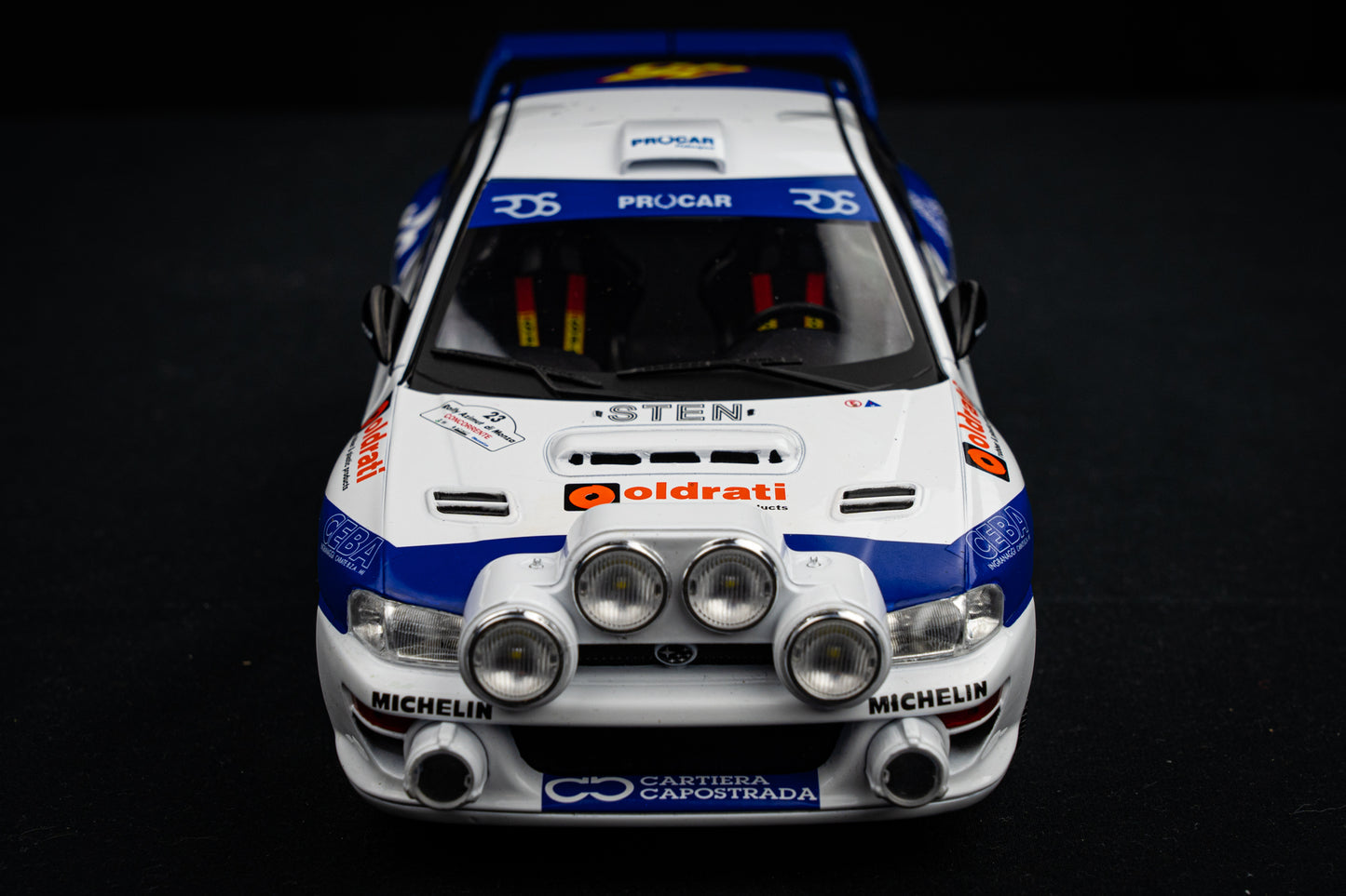 Subaru Impreza WRC S5 #8 V. Rossi / C. Cassina Rallye Azimut Monza 2000 - Solido 1:18