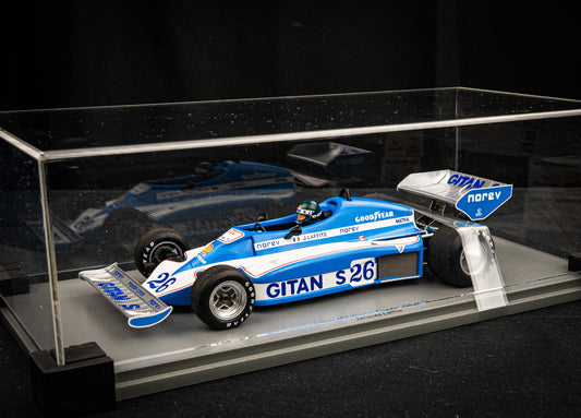 Ligier JS7 #26 Jacques Laffite - Sieger GP Schweden 1977, Spark 1:18