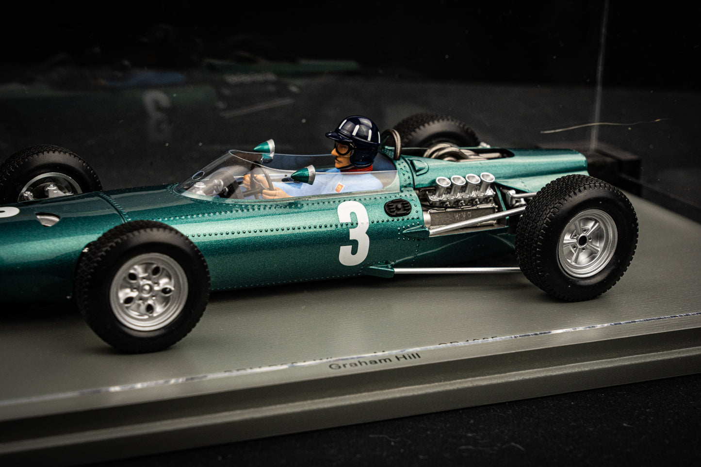 Graham Hill - BRM P261 #3 Sieger GP Monte Carlo 1965, Spark 1:18