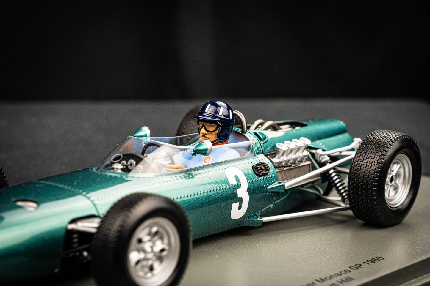 Graham Hill - BRM P261 #3 Sieger GP Monte Carlo 1965, Spark 1:18