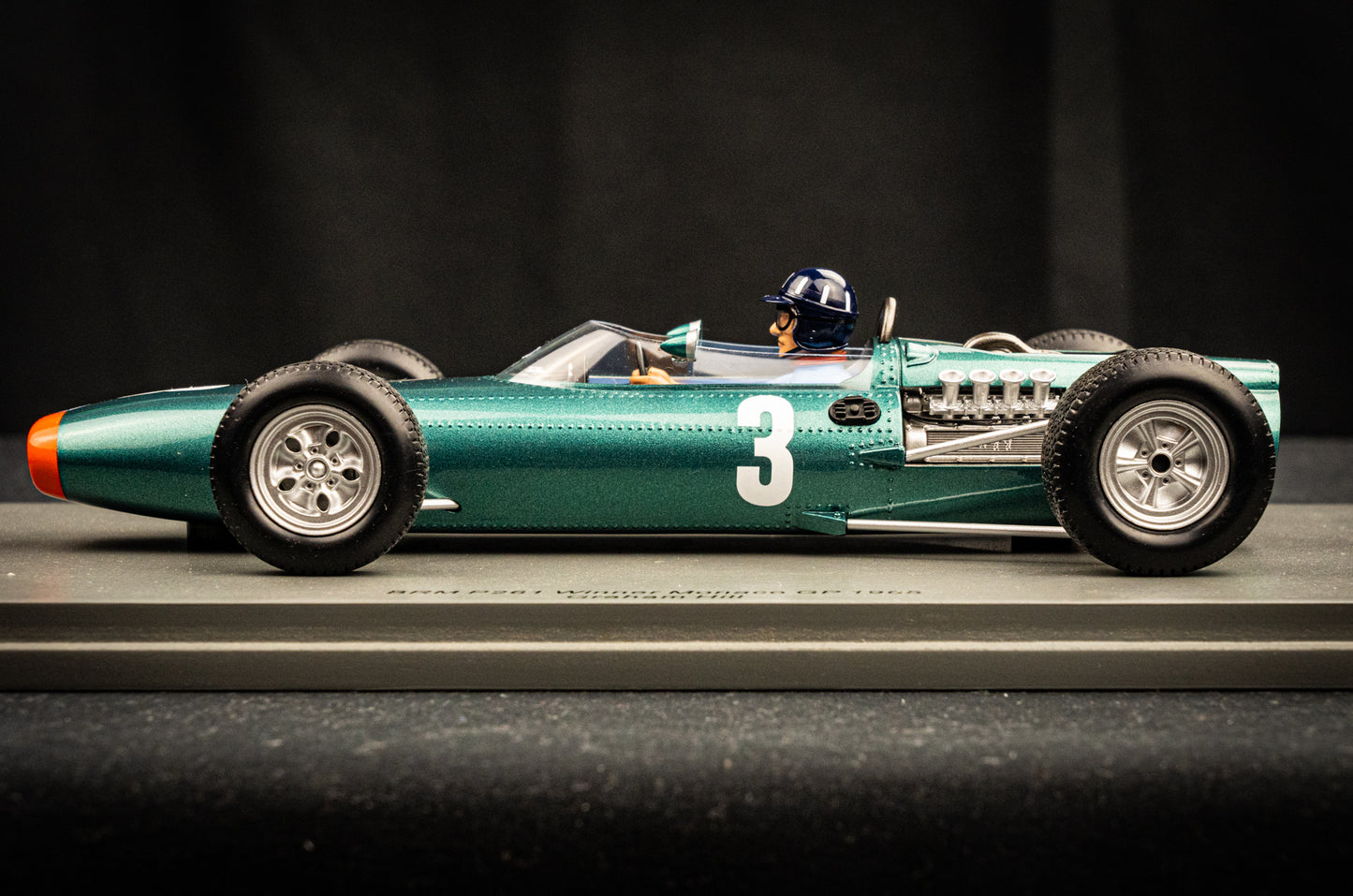 Graham Hill - BRM P261 #3 Sieger GP Monte Carlo 1965, Spark 1:18