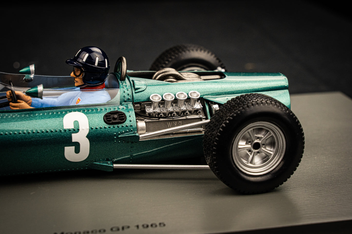 Graham Hill - BRM P261 #3 Sieger GP Monte Carlo 1965, Spark 1:18