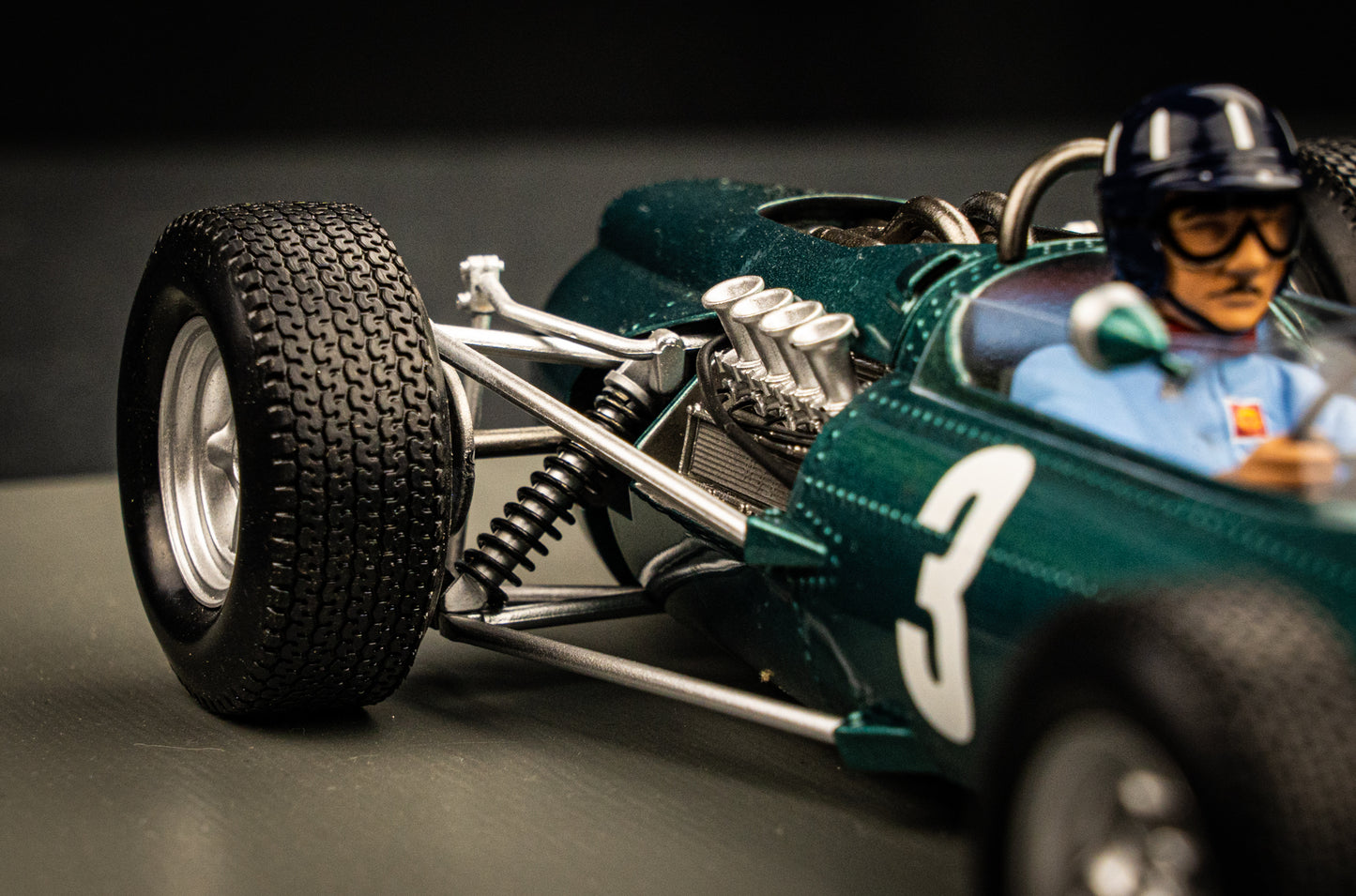 Graham Hill - BRM P261 #3 Sieger GP Monte Carlo 1965, Spark 1:18