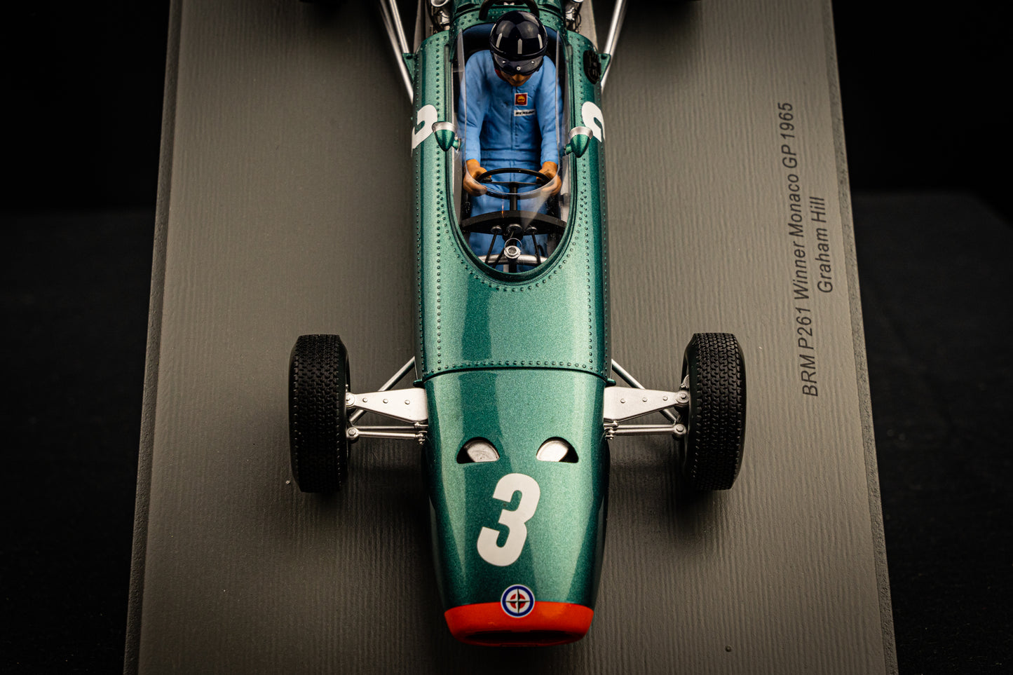 Graham Hill - BRM P261 #3 Sieger GP Monte Carlo 1965, Spark 1:18