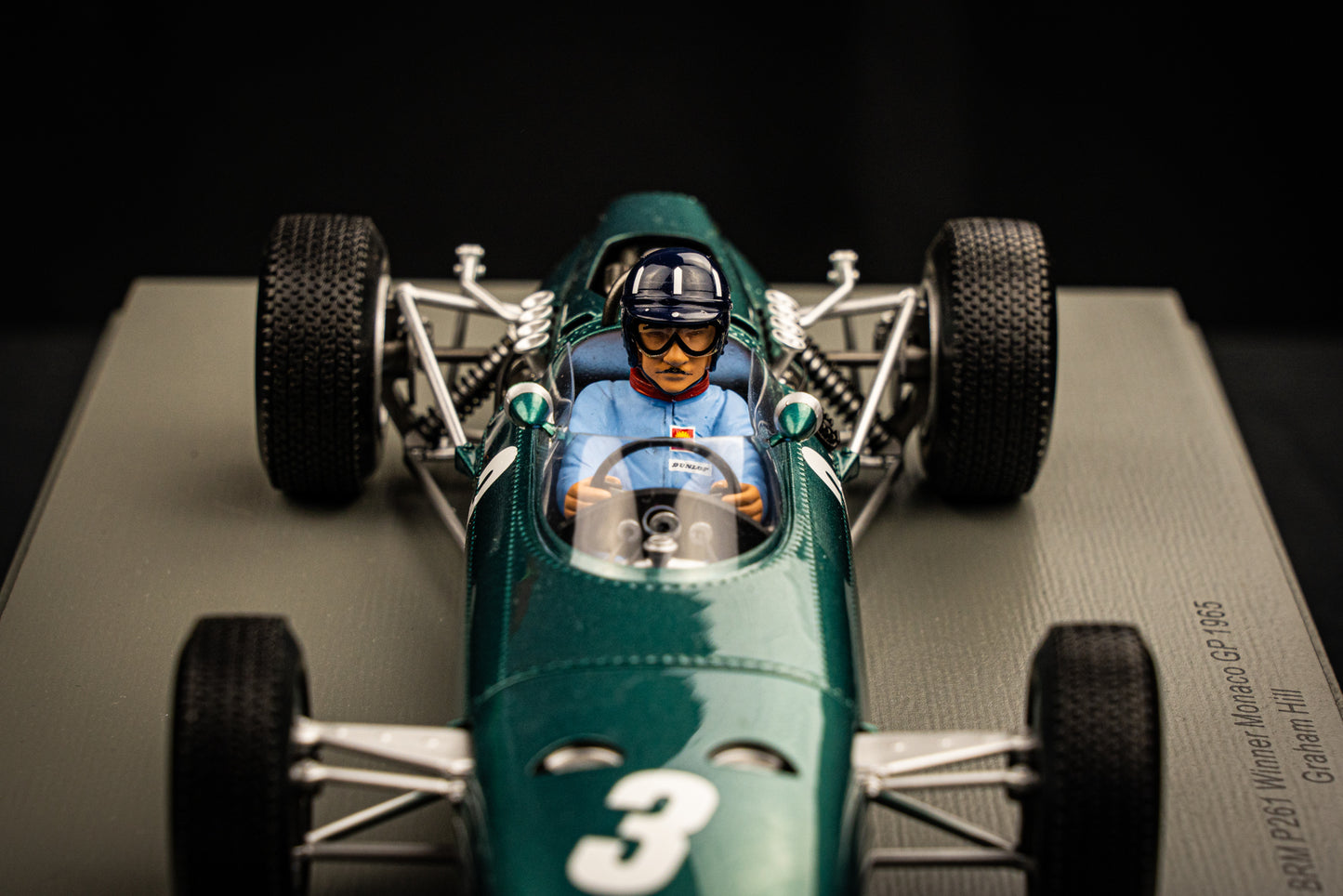 Graham Hill - BRM P261 #3 Sieger GP Monte Carlo 1965, Spark 1:18