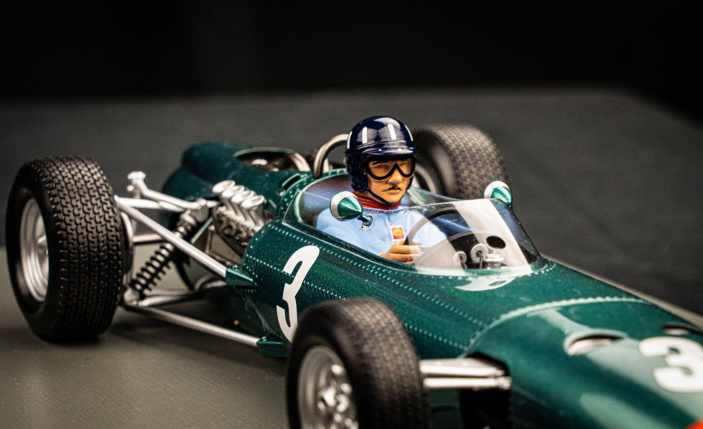 Graham Hill - BRM P261 #3 Sieger GP Monte Carlo 1965, Spark 1:18