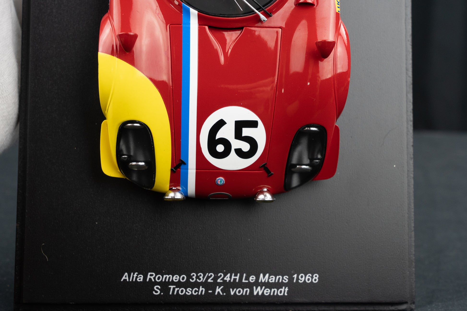 ALFA ROMEO 33.2 LM N 65 LE MANS 1968 TROESCH WENDT RED /Best-Model 1/4 ALFA ROMEO 33.2 LM N 65 LE MANS 1968 TROESCH WENDT RED /Best-Model 1/4