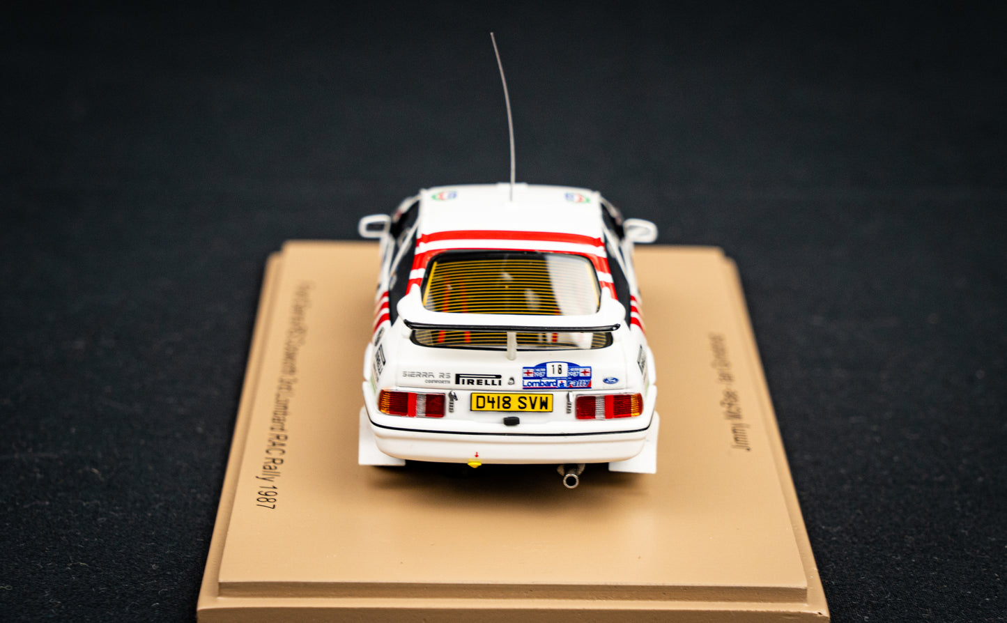 Ford Sierra RS Cosworth #18 J.McRae / I.Grindrod 3rd RAC Rallye 87 1:43 Spark