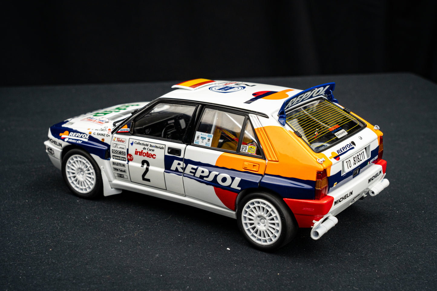 Lancia Delta HF Integrale Evo #2 C. Sainz / L. Moya Tour de Corse 1993 - Kyosho 1:18