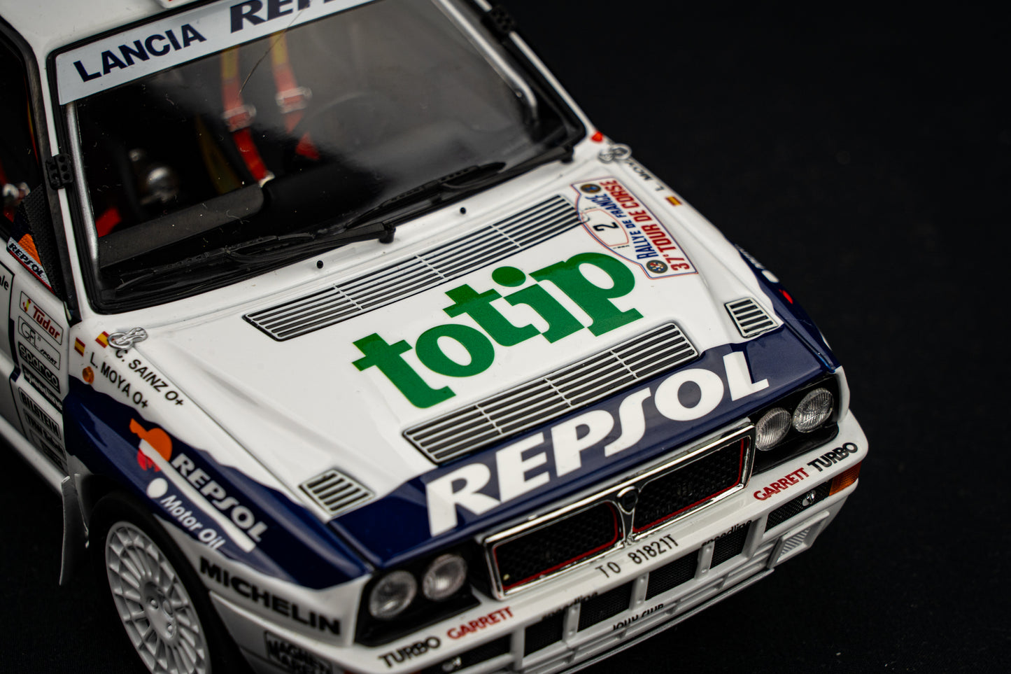 Lancia Delta HF Integrale Evo #2 C. Sainz / L. Moya Tour de Corse 1993 - Kyosho 1:18