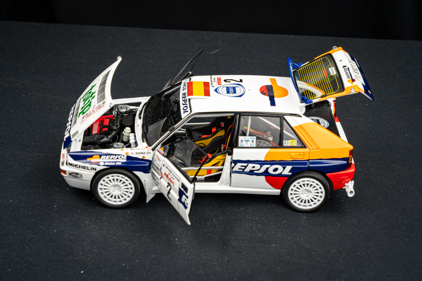 Lancia Delta HF Integrale Evo #2 C. Sainz / L. Moya Tour de Corse 1993 - Kyosho 1:18