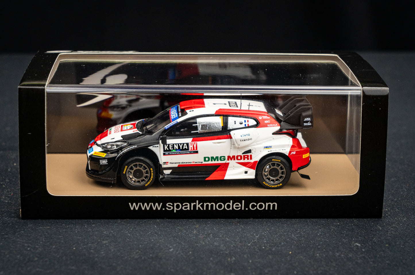 Toyota GR Yaris Rallye1 #1 Ogier / Veillas - 4th Safari Rallye Kenya 2022 - Spark 1:43