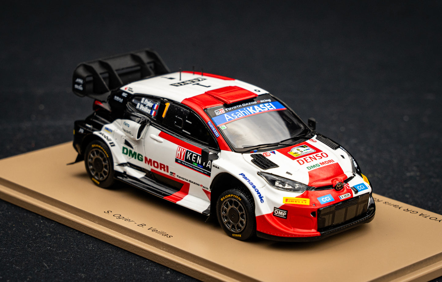 Toyota GR Yaris Rallye1 #1 Ogier / Veillas - 4th Safari Rallye Kenya 2022 - Spark 1:43