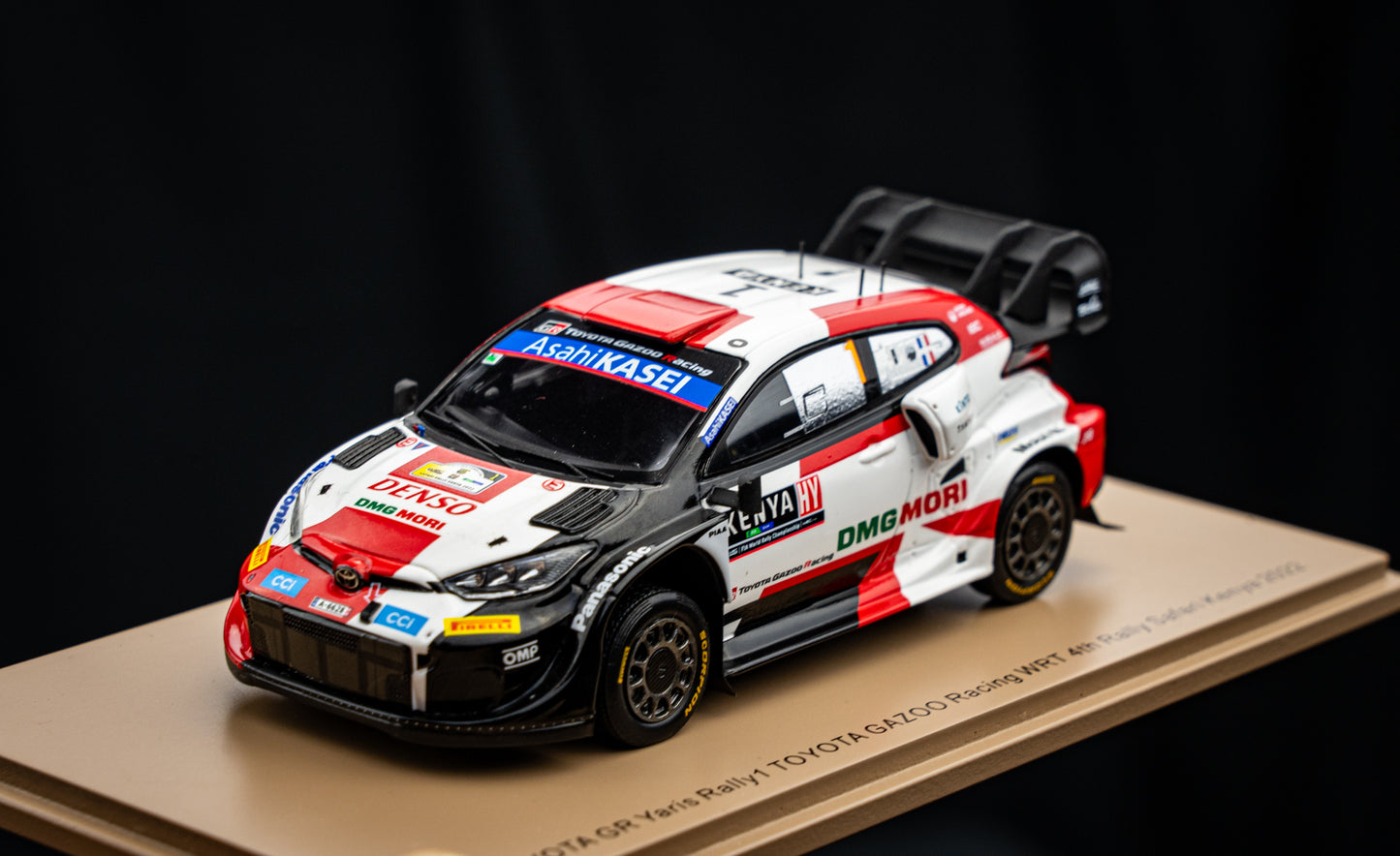 Toyota GR Yaris Rallye1 #1 Ogier / Veillas - 4th Safari Rallye Kenya 2022 - Spark 1:43