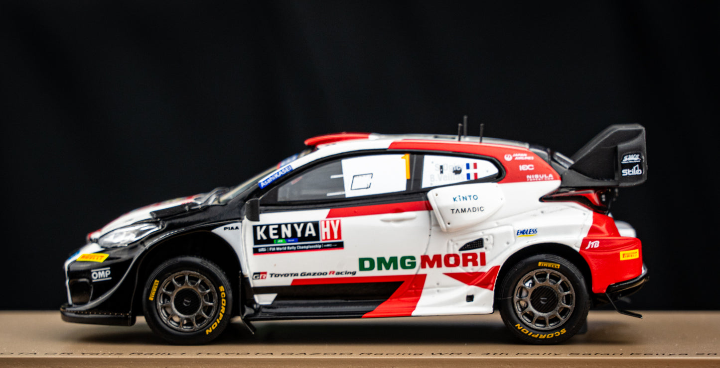 Toyota GR Yaris Rallye1 #1 Ogier / Veillas - 4th Safari Rallye Kenya 2022 - Spark 1:43