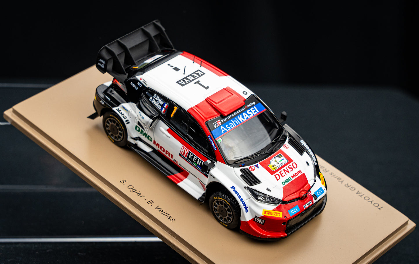 Toyota GR Yaris Rallye1 #1 Ogier / Veillas - 4th Safari Rallye Kenya 2022 - Spark 1:43