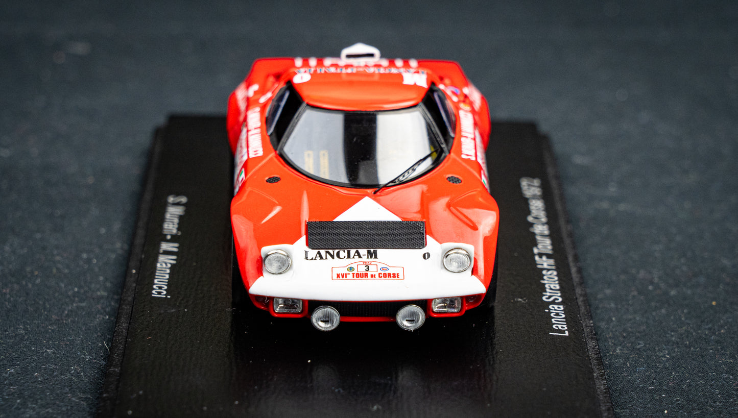 Lancia Stratos HF #3 S. Munari / M. Mannucci - Tour de Corse 1972 - Spark 1:43