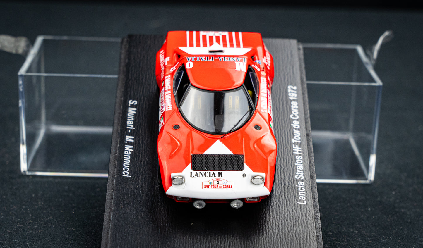 Lancia Stratos HF #3 S. Munari / M. Mannucci - Tour de Corse 1972 - Spark 1:43