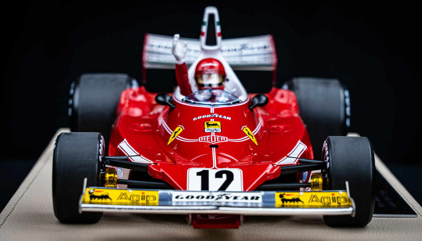 Niki Lauda Ferrari 312T #12 lim. 250 pcs. - Winner GP Monaco 1975 - GP Replicas 1:18