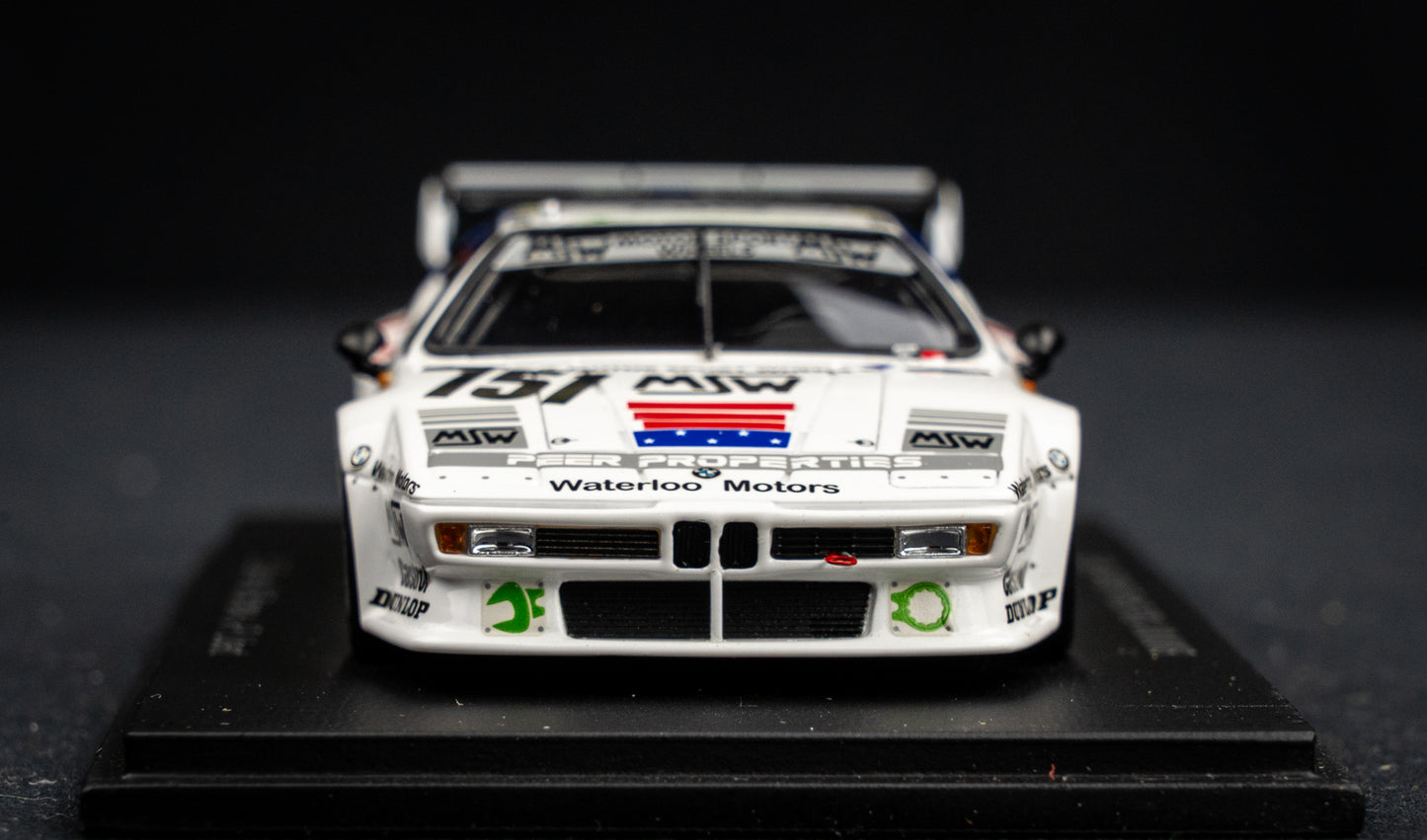 BMW M1 #151 Dören / Birrane / Libert - 15th 24h LeMans 1985 - Spark 1:43