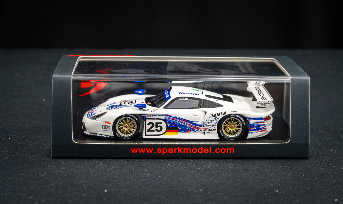 Porsche 911 GT1 #25 Stuck / Wollek / Boutsen - 24h LeMans 1997 - Spark 1:43