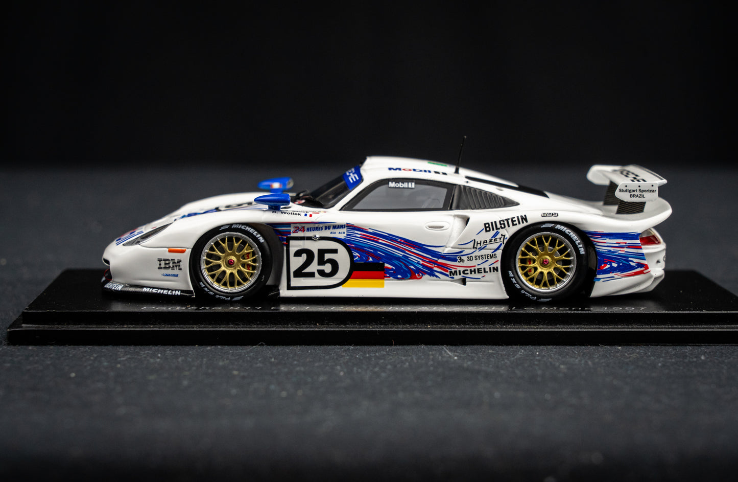 Porsche 911 GT1 #25 Stuck / Wollek / Boutsen - 24h LeMans 1997 - Spark 1:43