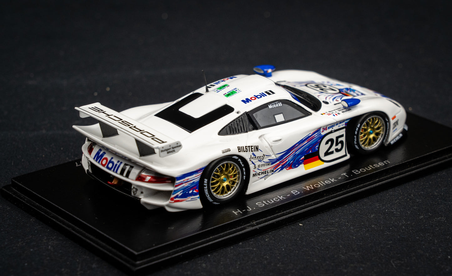 Porsche 911 GT1 #25 Stuck / Wollek / Boutsen - 24h LeMans 1997 - Spark 1:43