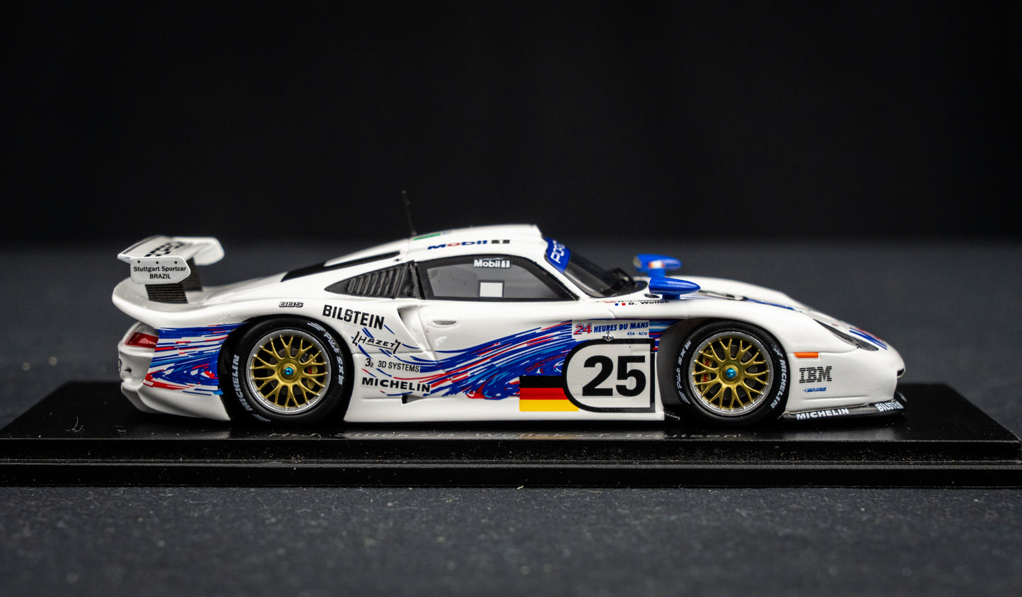 Porsche 911 GT1 #25 Stuck / Wollek / Boutsen - 24h LeMans 1997 - Spark 1:43