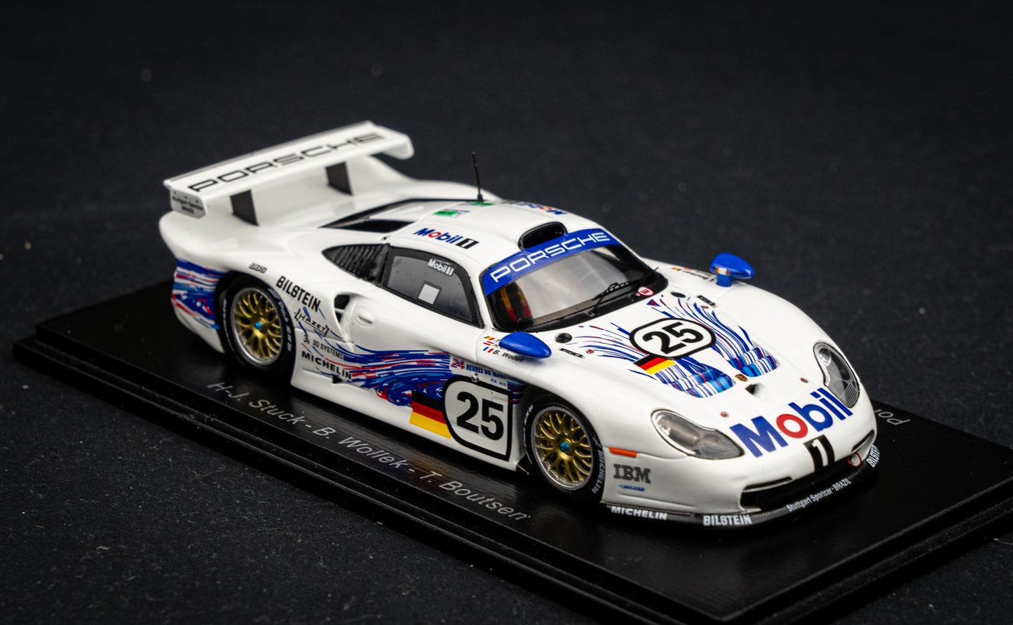 Porsche 911 GT1 #25 Stuck / Wollek / Boutsen - 24h LeMans 1997 - Spark 1:43