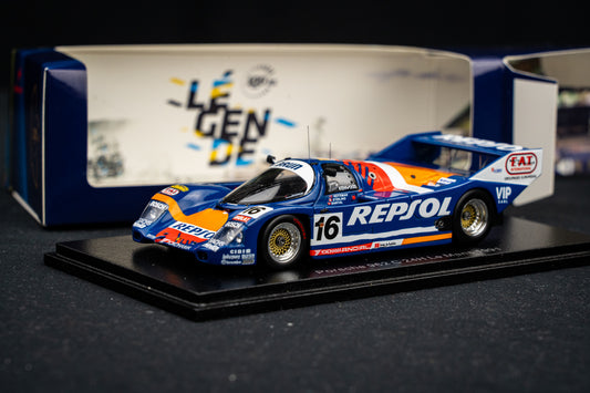 Porsche 962C #16 Huysman / Stirling / Santal - 24h LeMans 1991 - Spark 1:43