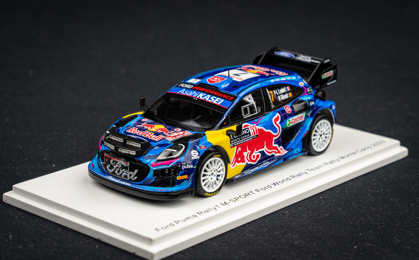 Ford Puma Rallye1 #7 Loubet / Gilsoul - Rallye Monte Carlo 2023 - Spark 1:43